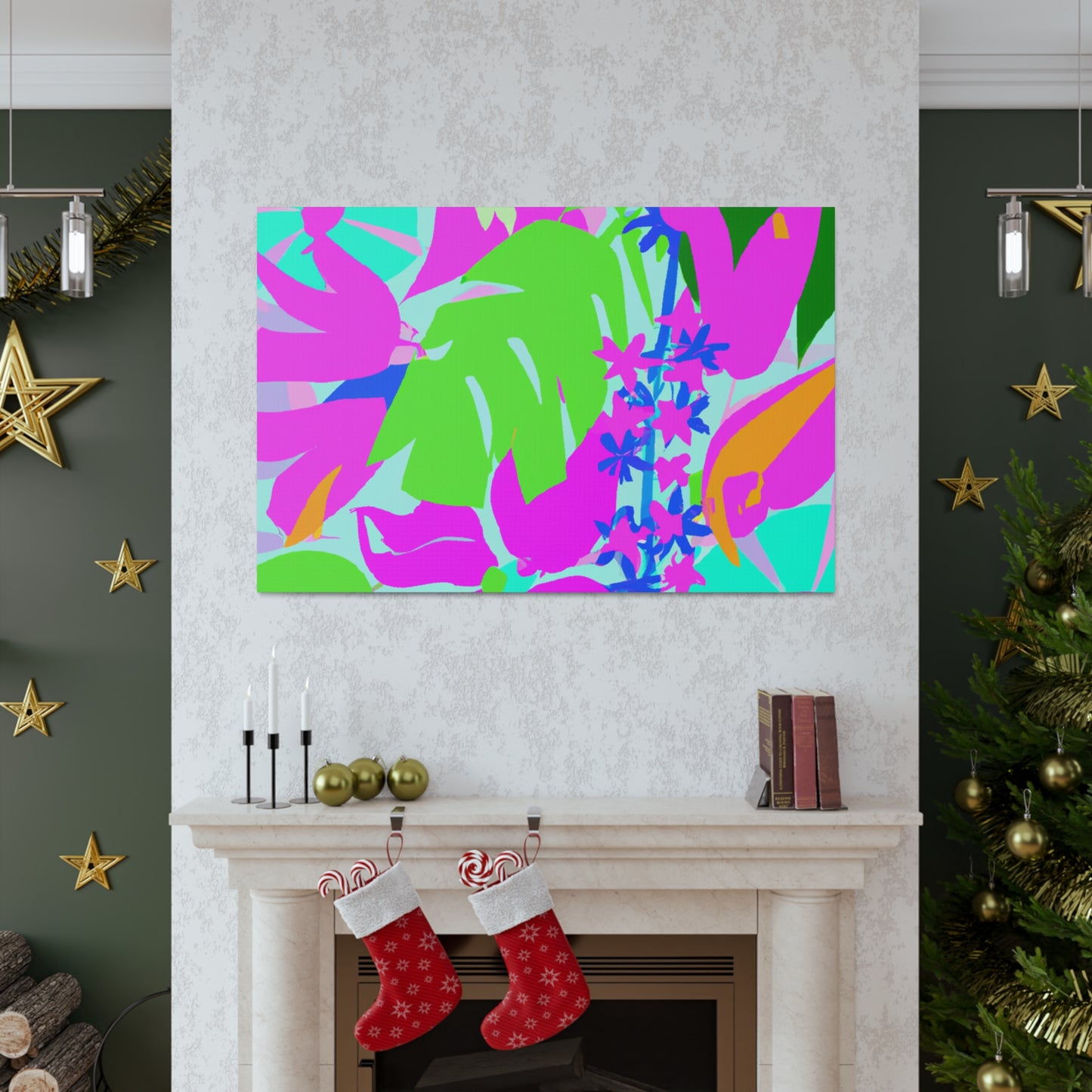 Flower Fling: Floral Canvas