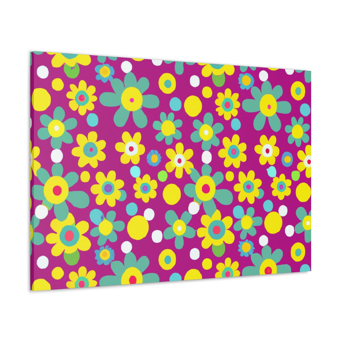 Blissful Daisies - Floral - Canvas