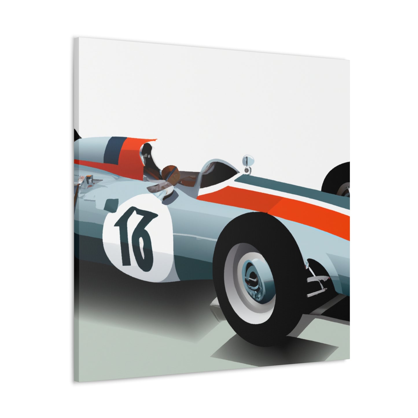 Vintage Roadrunner - Automobile - Canvas