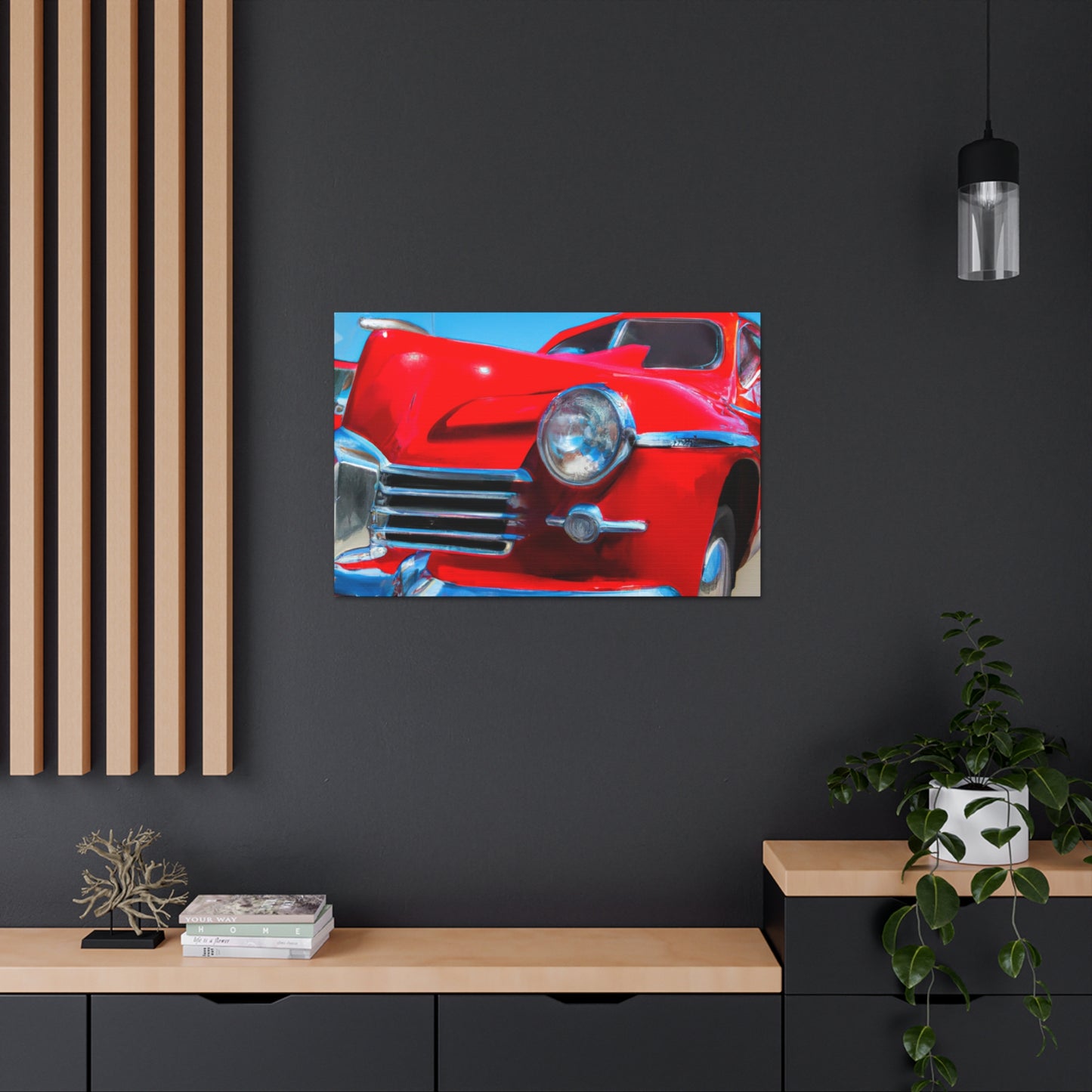 "Red Devil" - Automobile Canvas