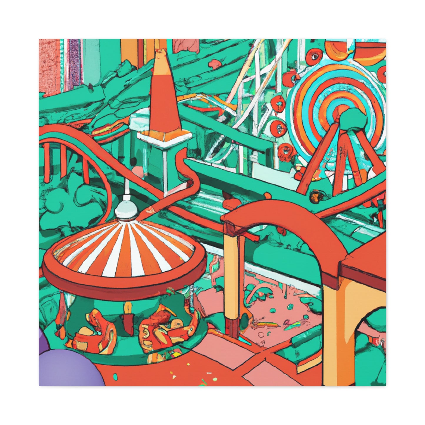 Sugar Rush - Amusement - Canvas