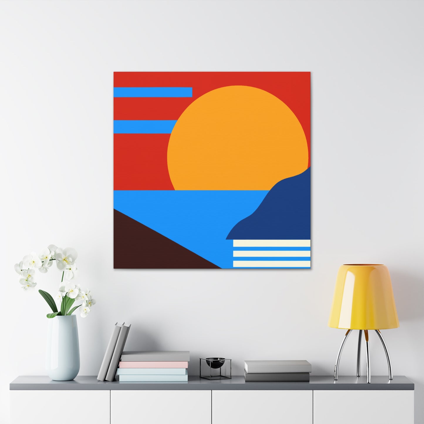 Vista Vexation- Midcentury - Canvas