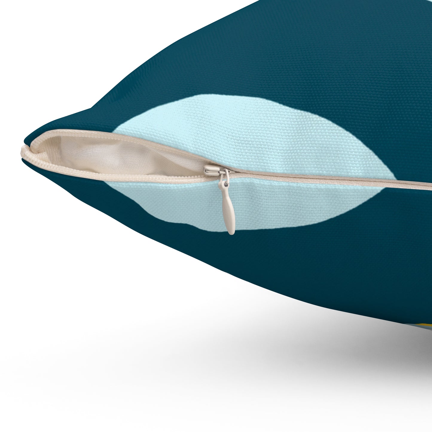 Spun Polyester Square Pillow
