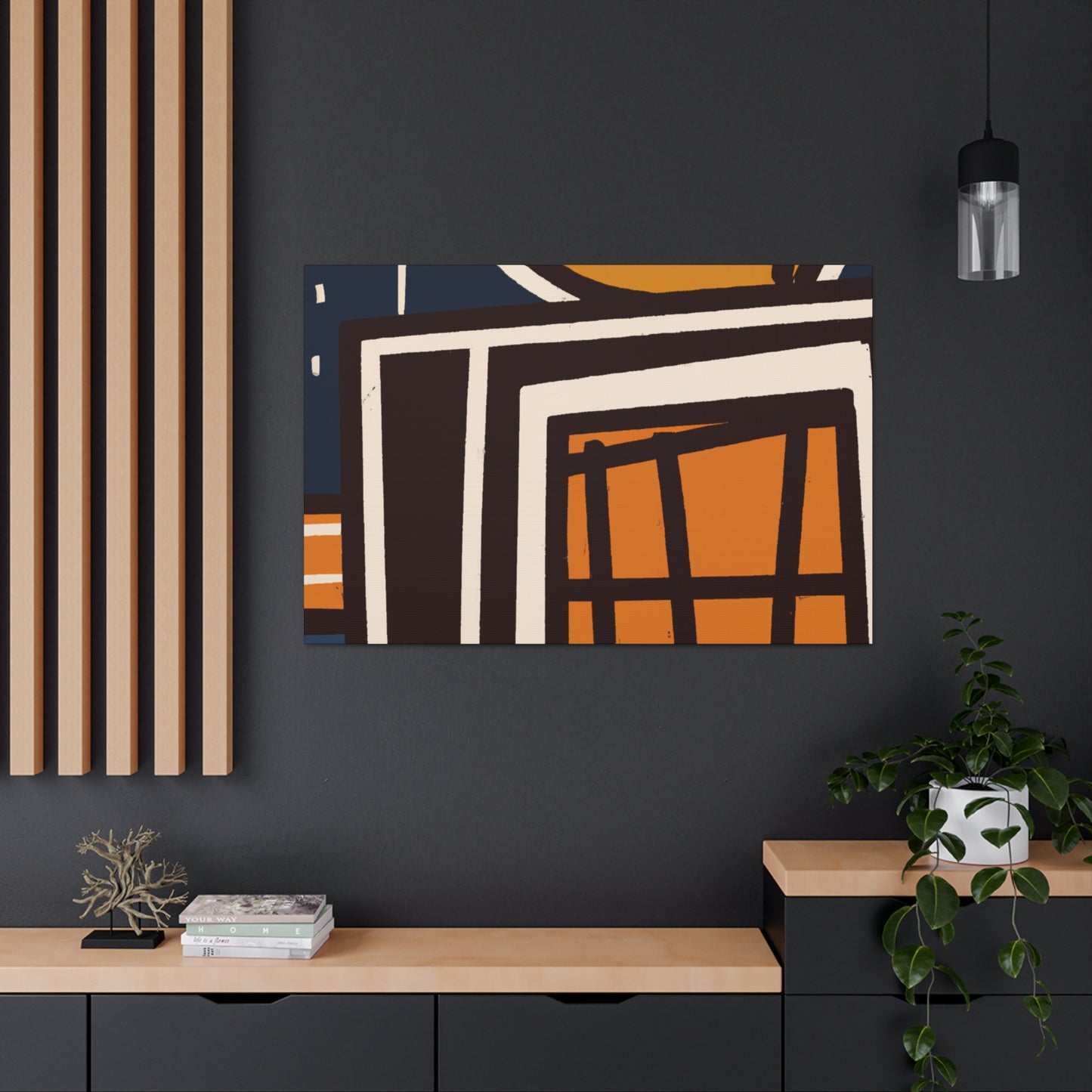 Edgy - Midcentury Canvas