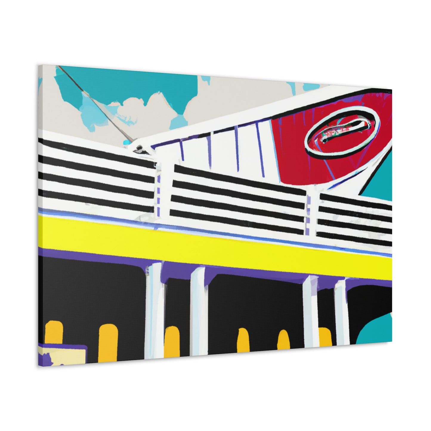 "Happy Days Diner" - Pop Art Canvas