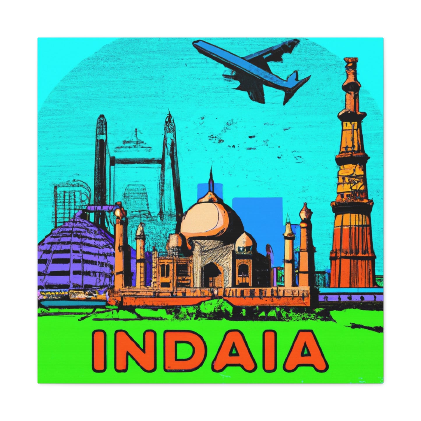 Uttarpradesh Palace - Destination India - Canvas