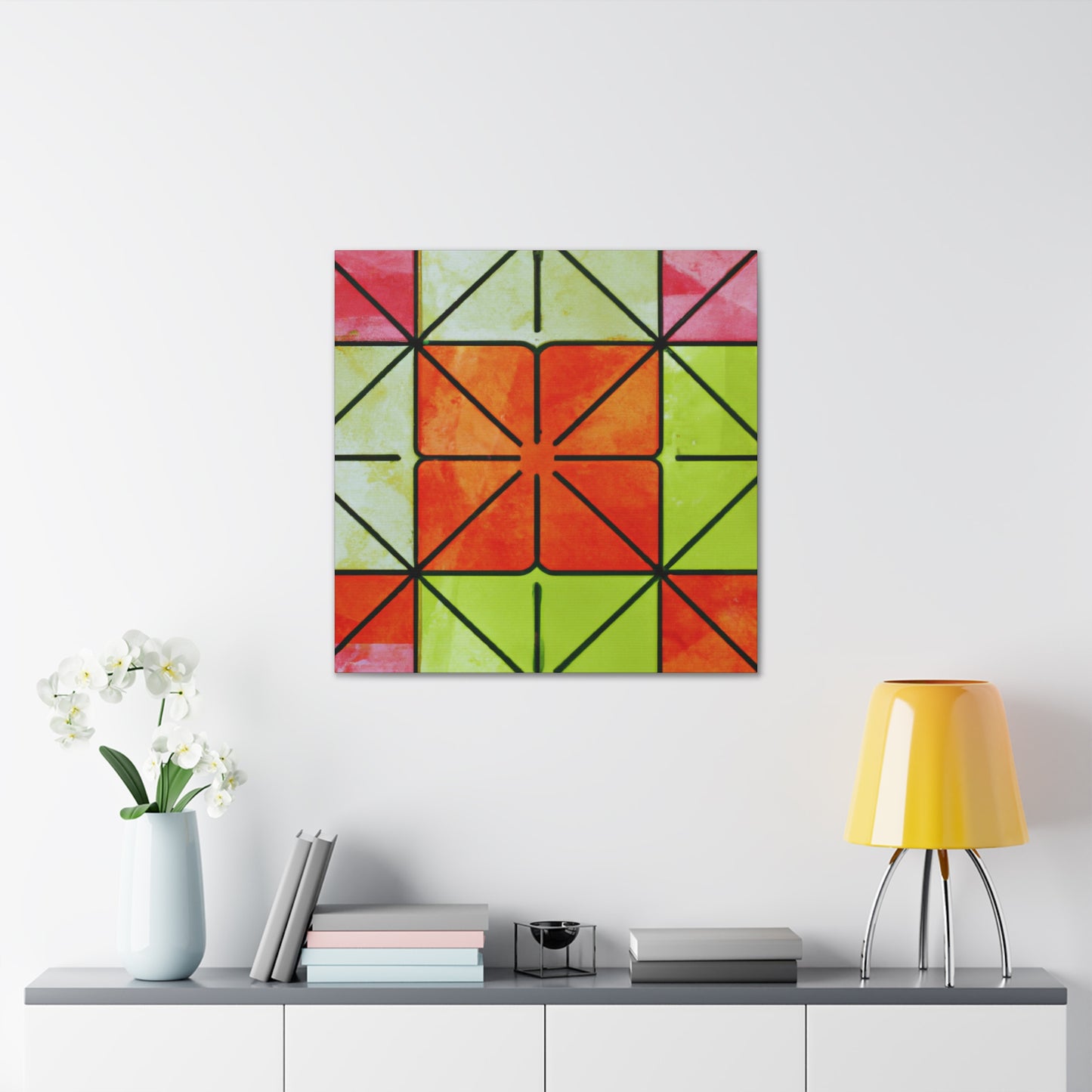 "Wildflower Marathon" - Glass Canvas