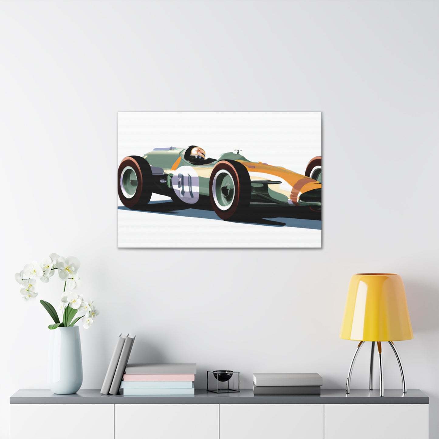 The Red Streak - Automobile - Canvas