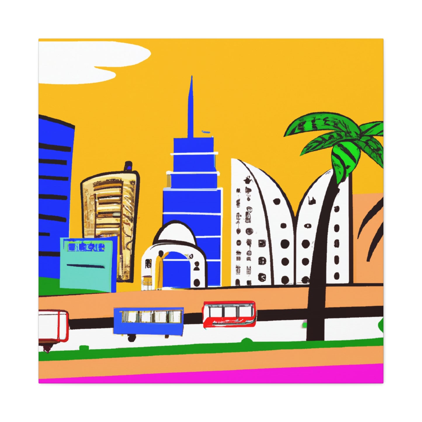 Fauziya - Middle East - Canvas