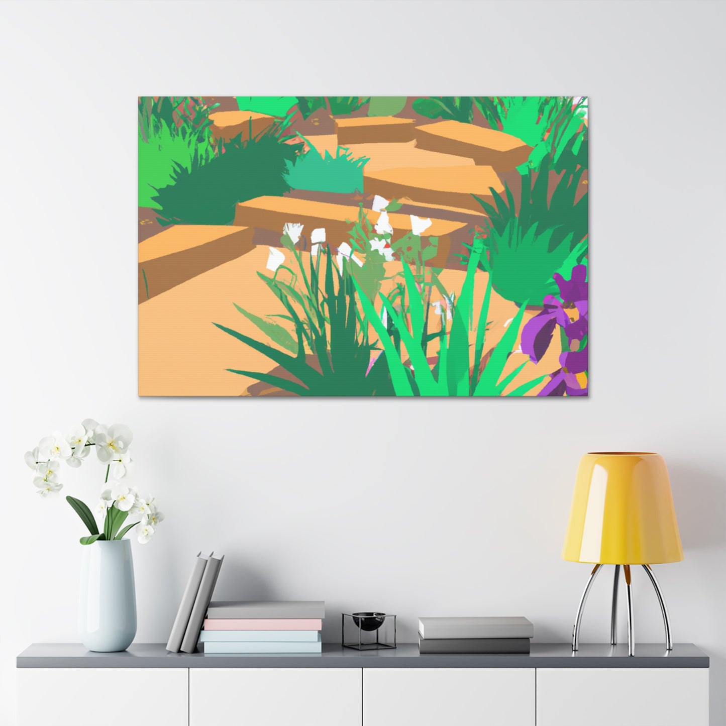 Zenflower Landscape - Canvas