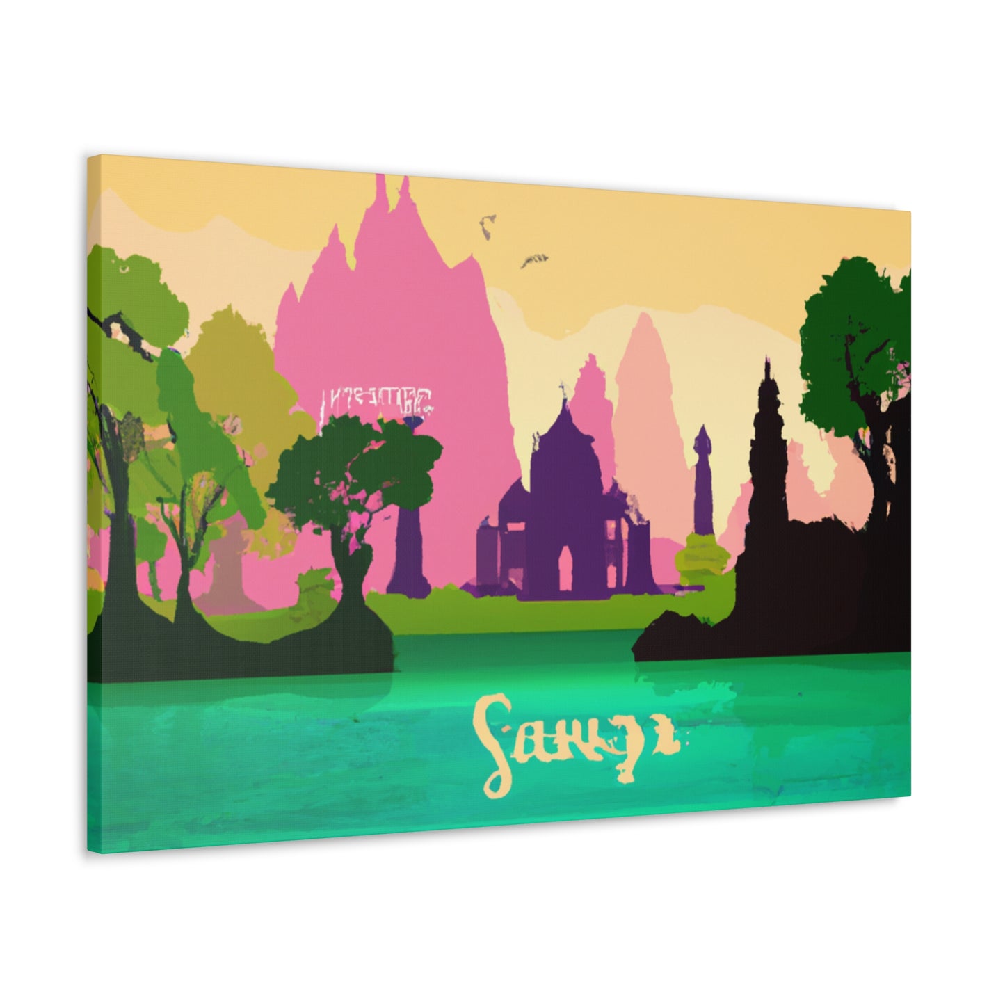 Taj Mahal - Destination India - Canvas