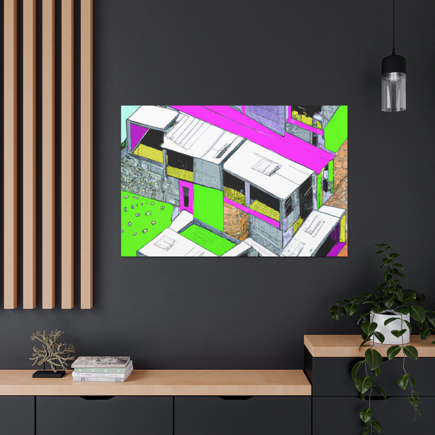 Glowing Home - Canvas - Architectural