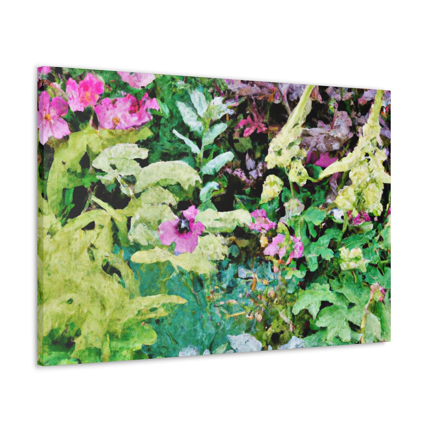 Blooming Garden Splendor. - Floral Canvas