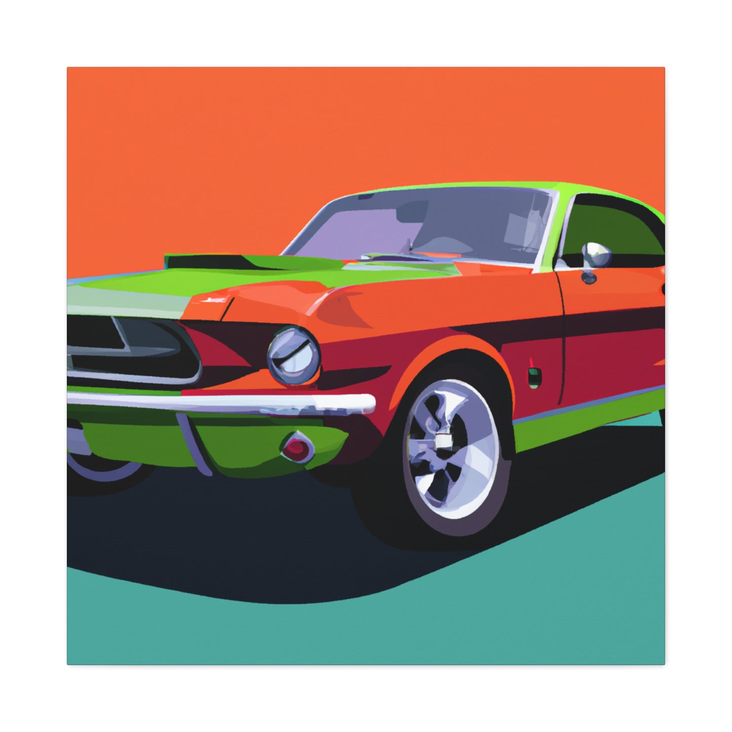 Flame Thrower - Automobile - Canvas