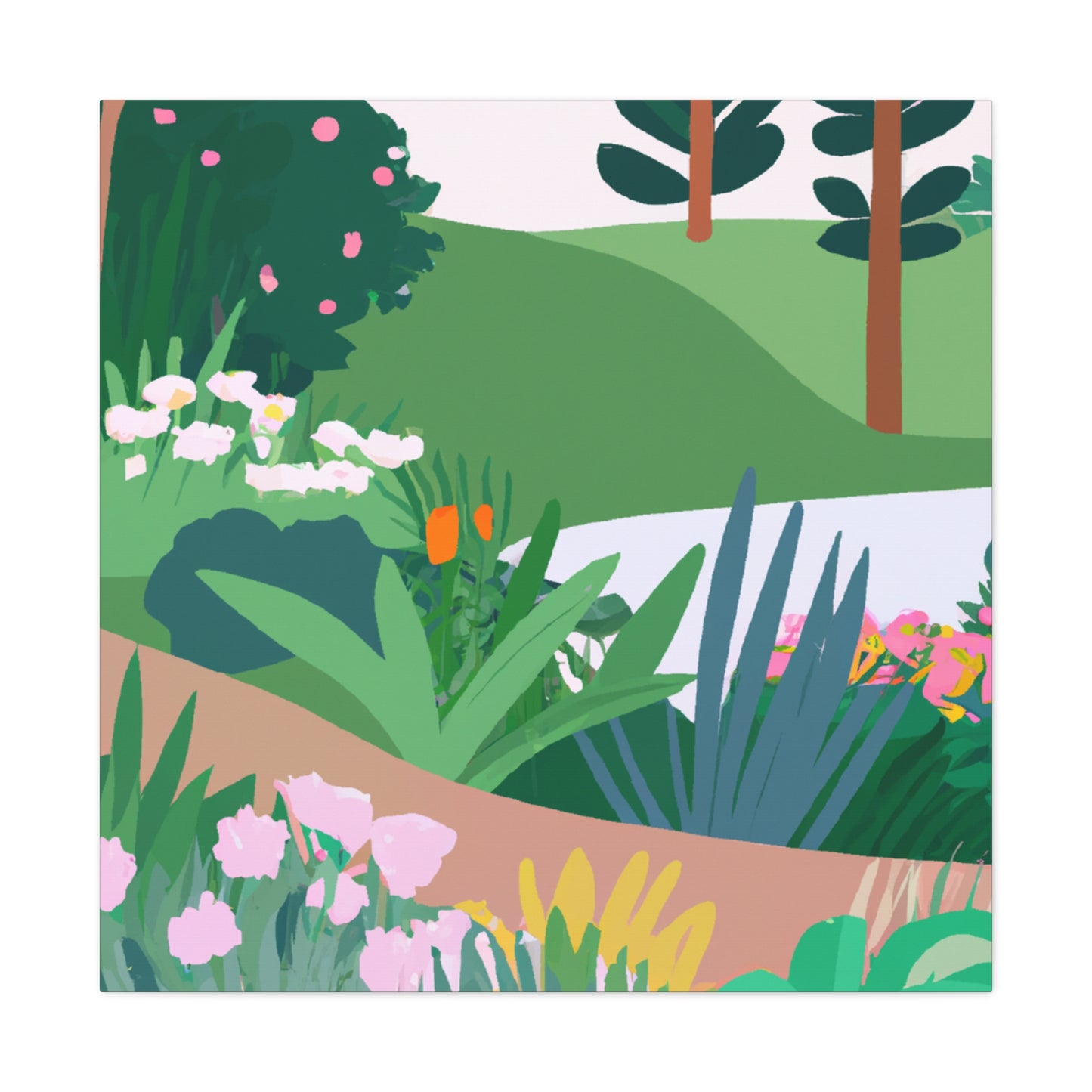 Meadow Meadow-Landscape - Canvas