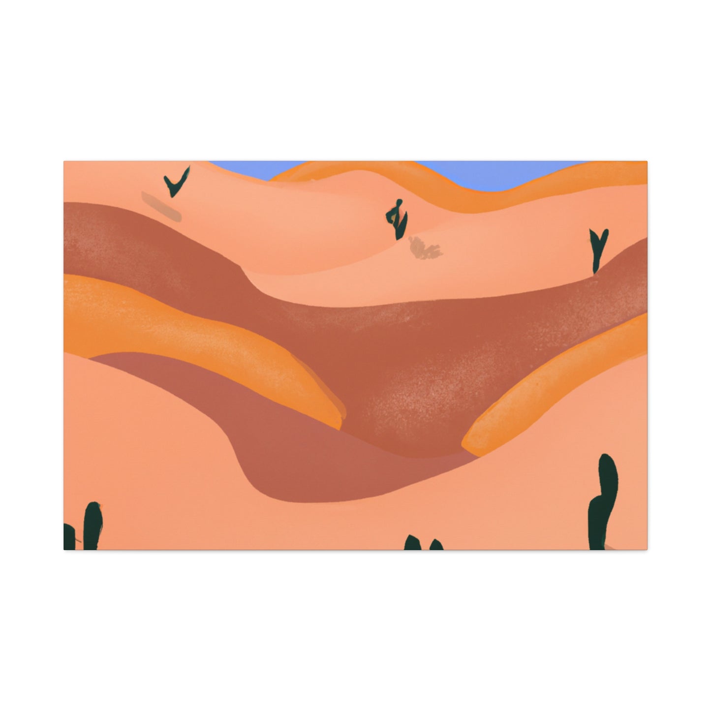 Baroque Beauty - Vintage Contemporary - Desert - Canvas