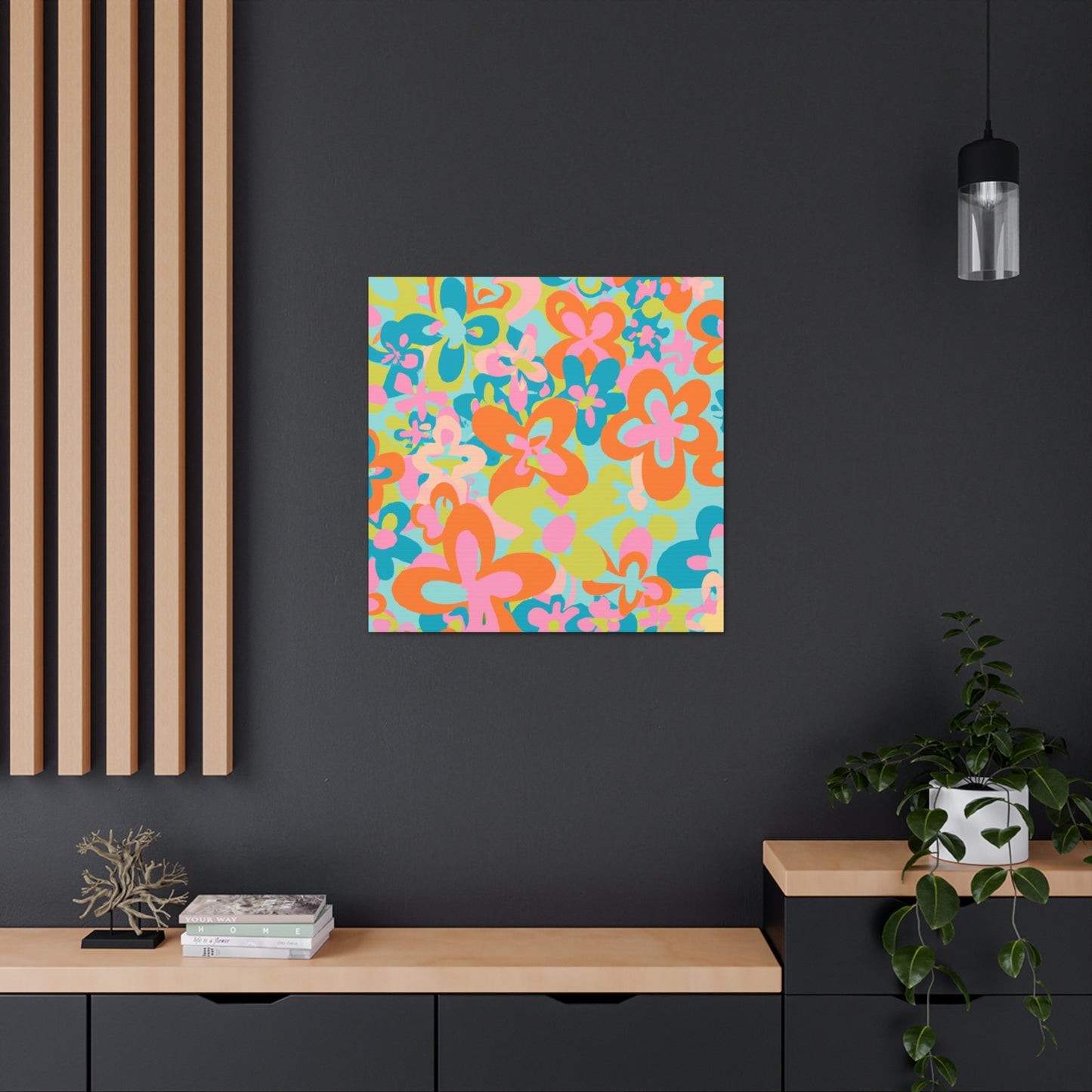 "The Blooming Bouquet" - Floral Canvas