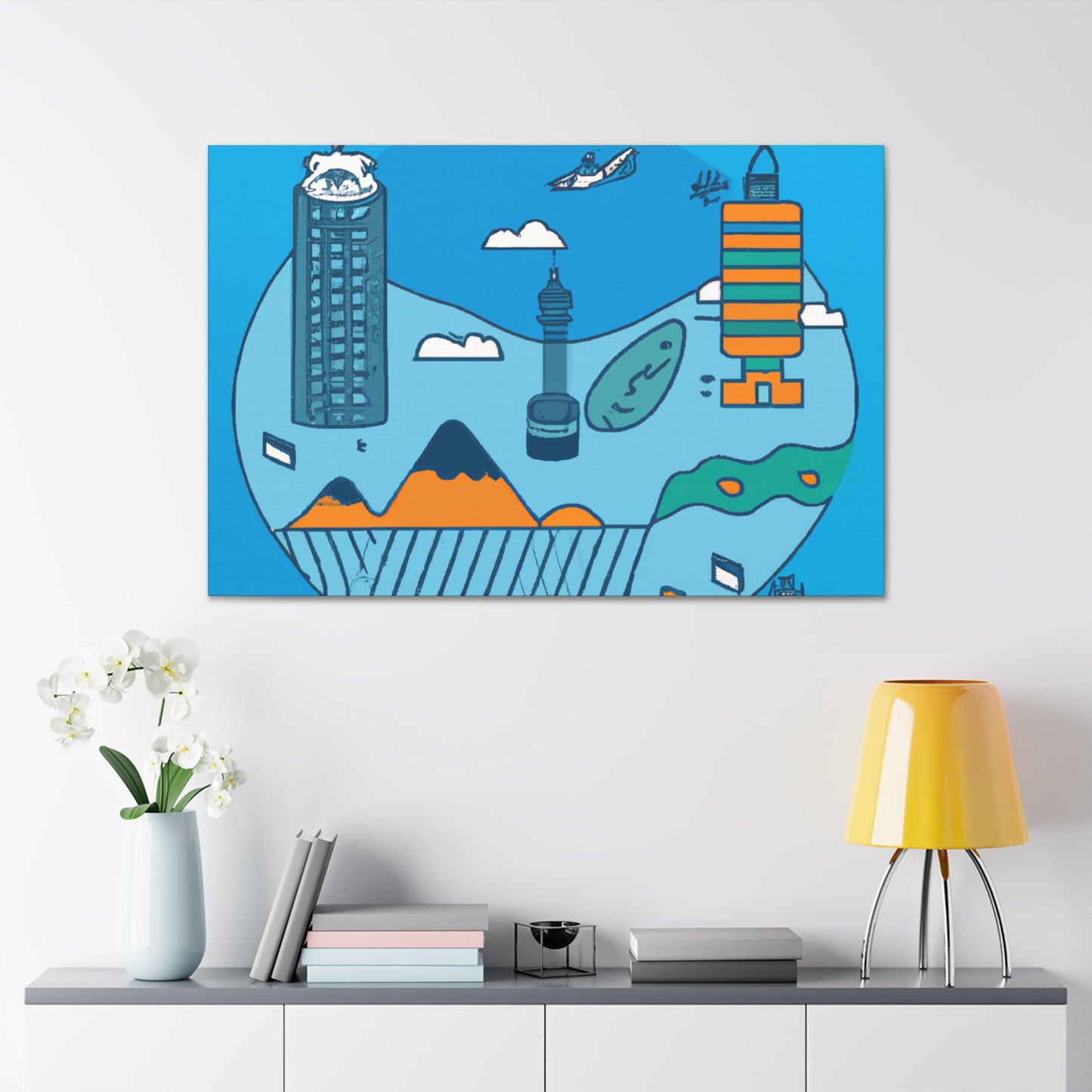 Ethereal Reflection - Minimalism - Canvas
