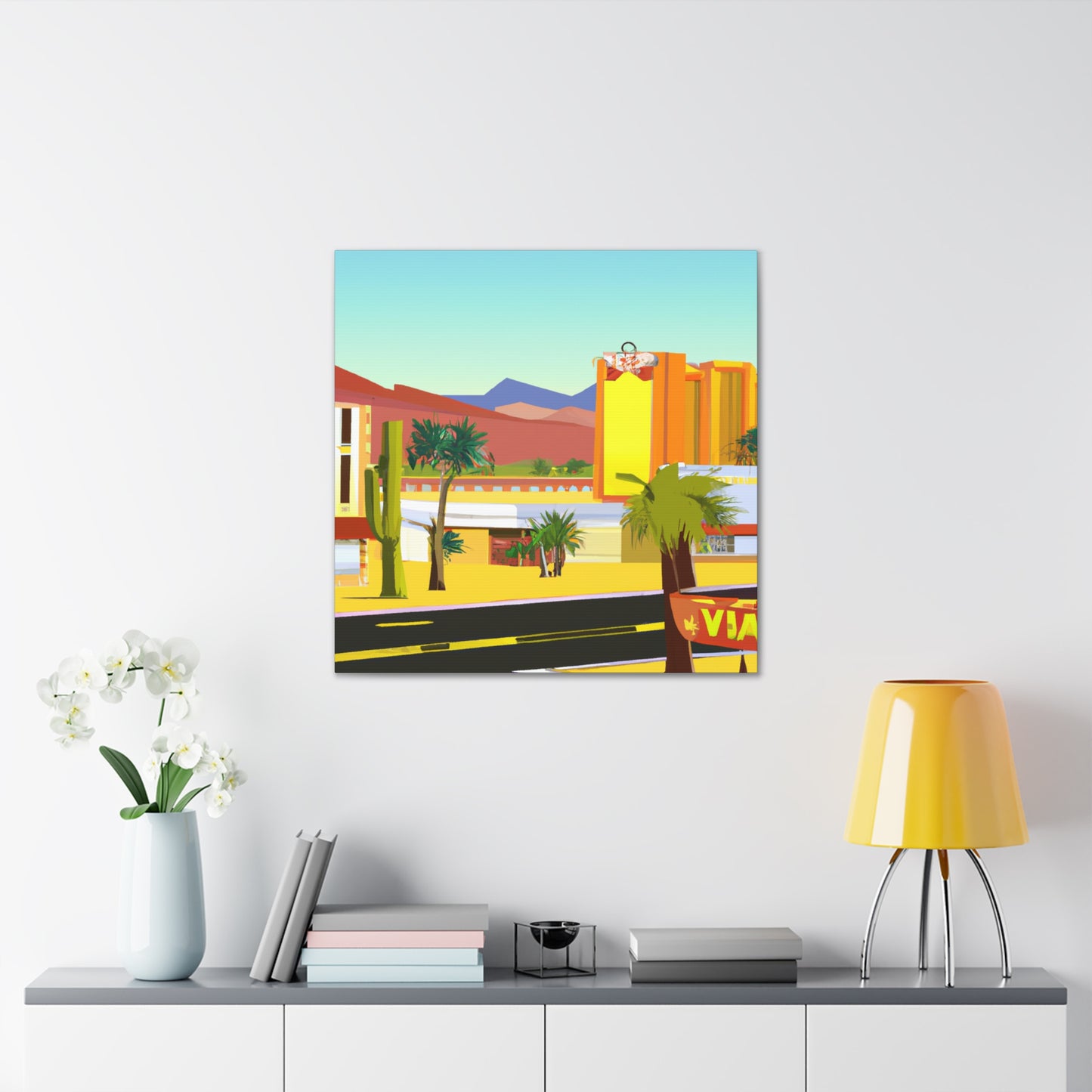 Sandstone Symphony - Architectural - Canvas - Desert