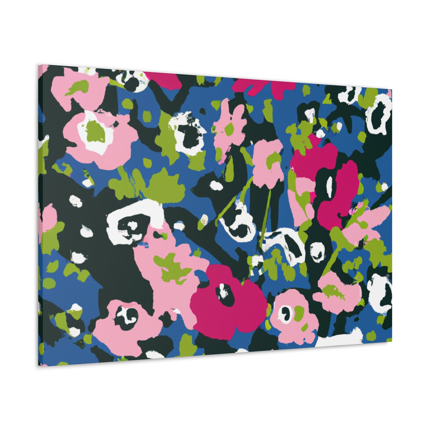 The Floral Frenzy: a game in which players race to collect the most colorful and fragrant flowers in a garden and arrange them in a beautiful bouquet. The player who collects the most flowers and arranges them most creatively wins the game - Canvas