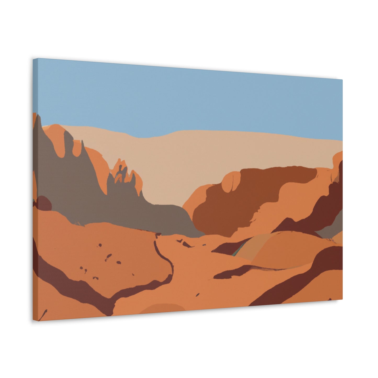 Dusty Paradise - Landscape - Canvas