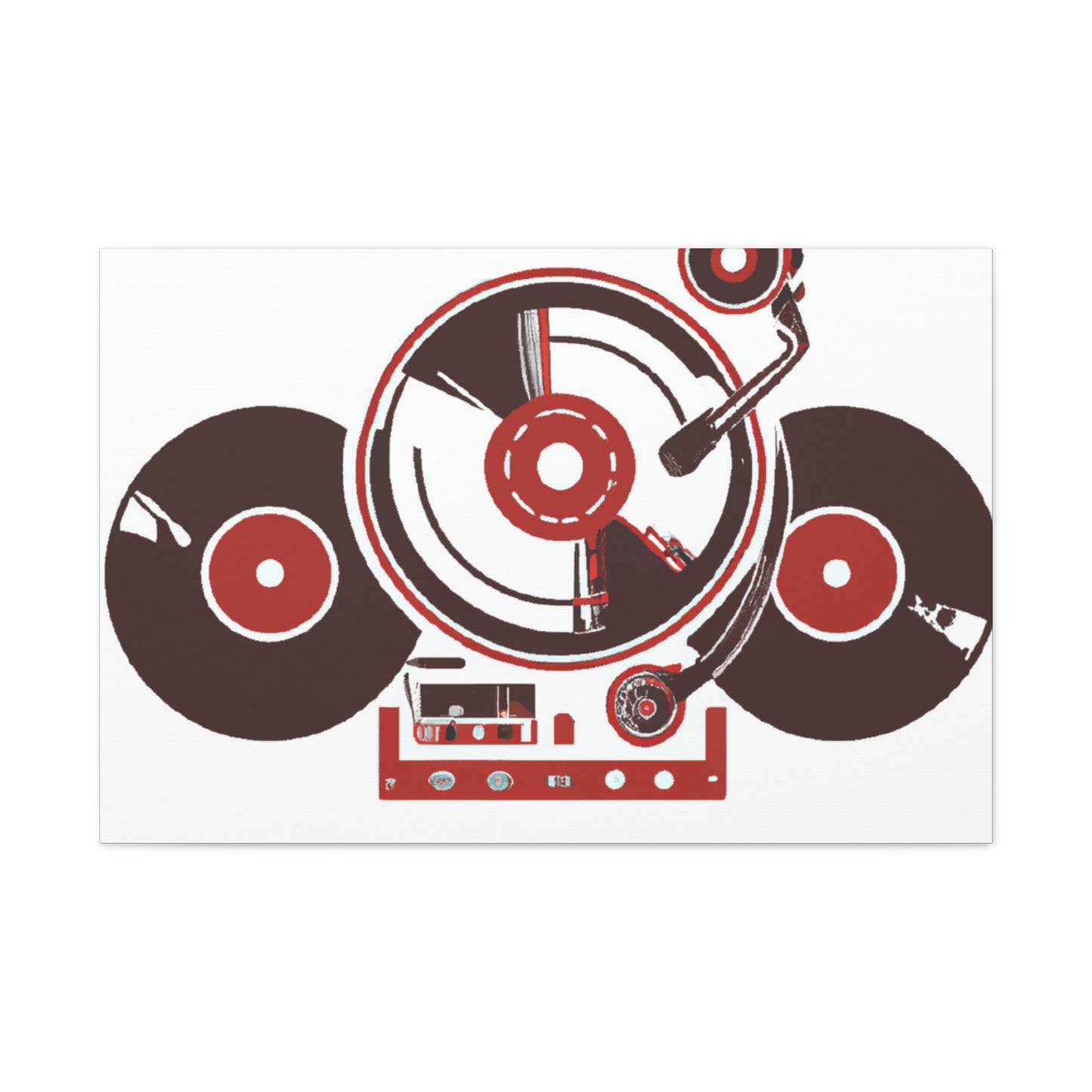 The Vinyl Emperors - Retro Music and Film Canvas
