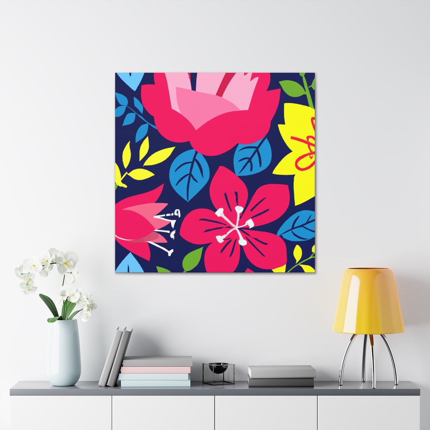 Blossomran - Floral - Canvas