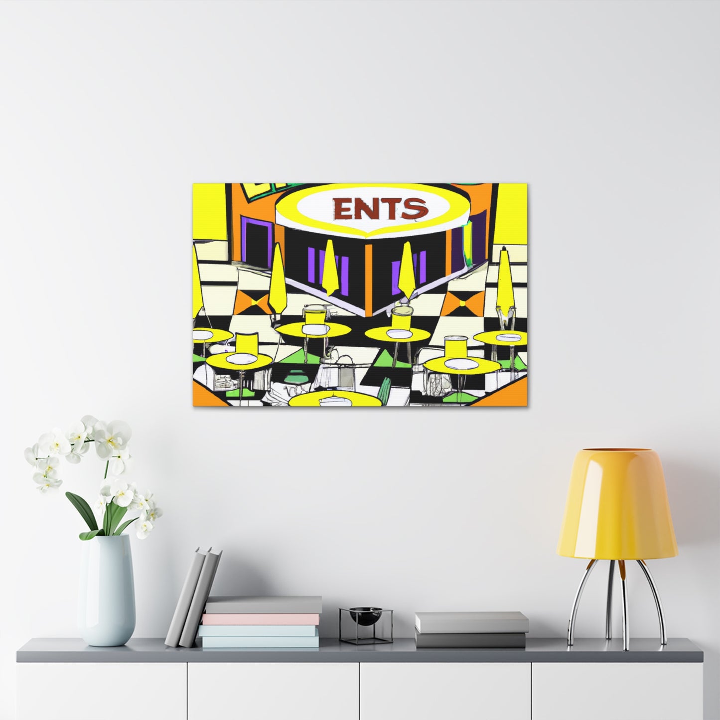 The Rocket-Soda Café. - Retro Music Canvas