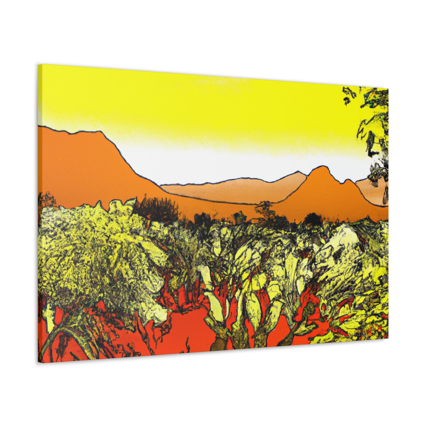 Cactuston - Landscape - Canvas