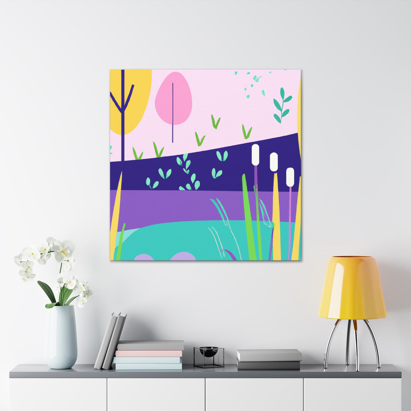 Blossomscape Landscape - Canvas