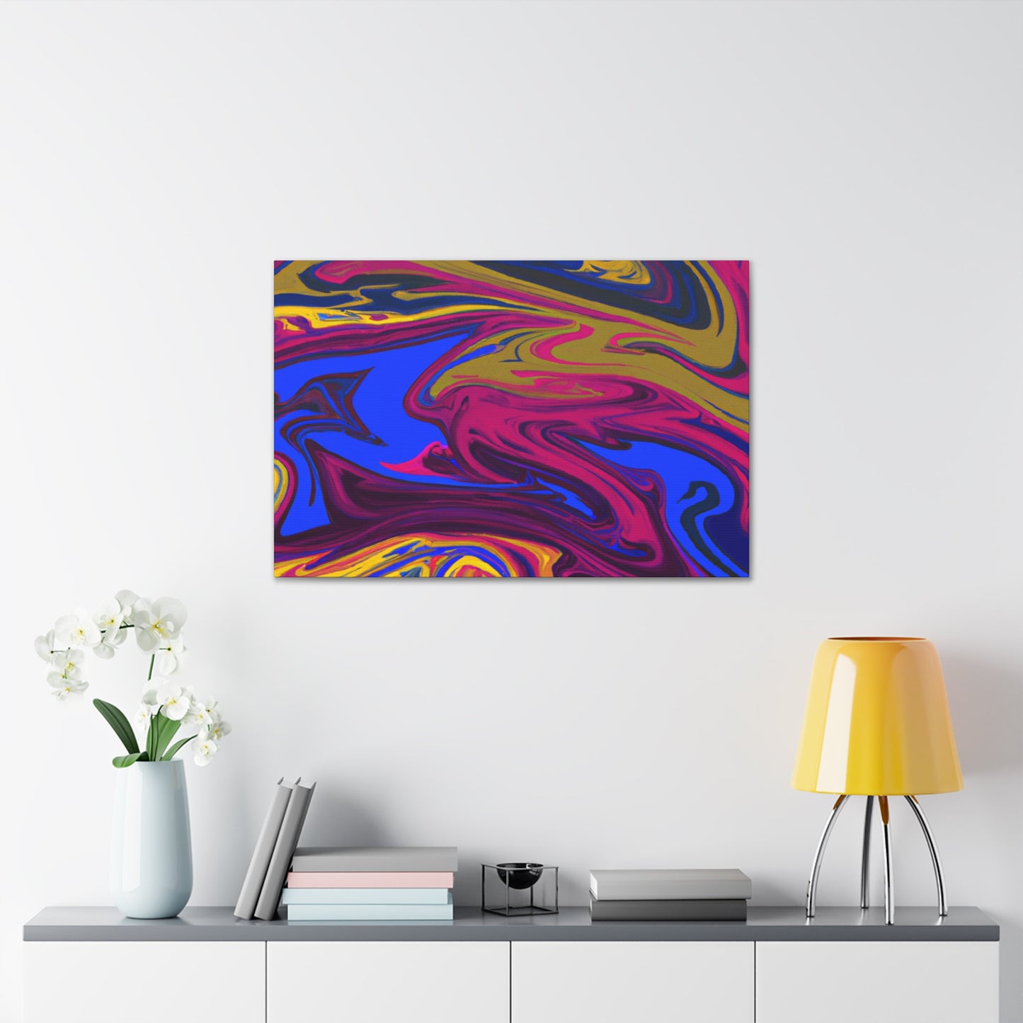 Aquabloom - Abstract - Canvas