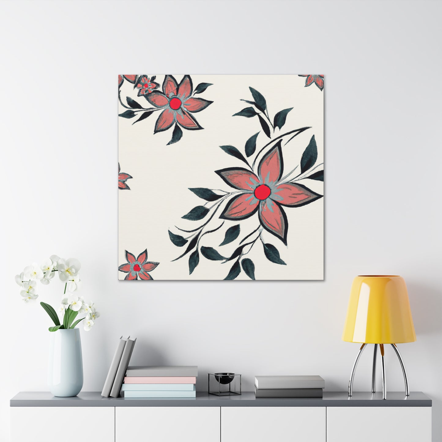 Camellion- Floral - Canvas