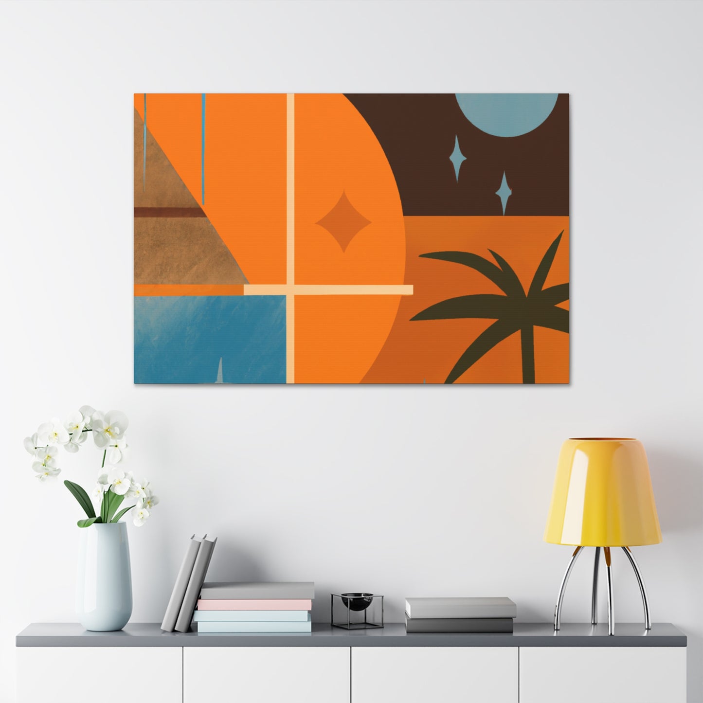 Maddeningly Moody- Midcentury - Canvas