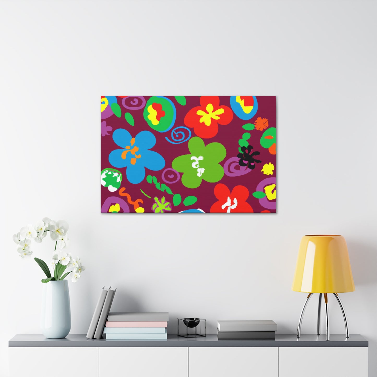 "Heavenly Petal Parade" - Floral Canvas
