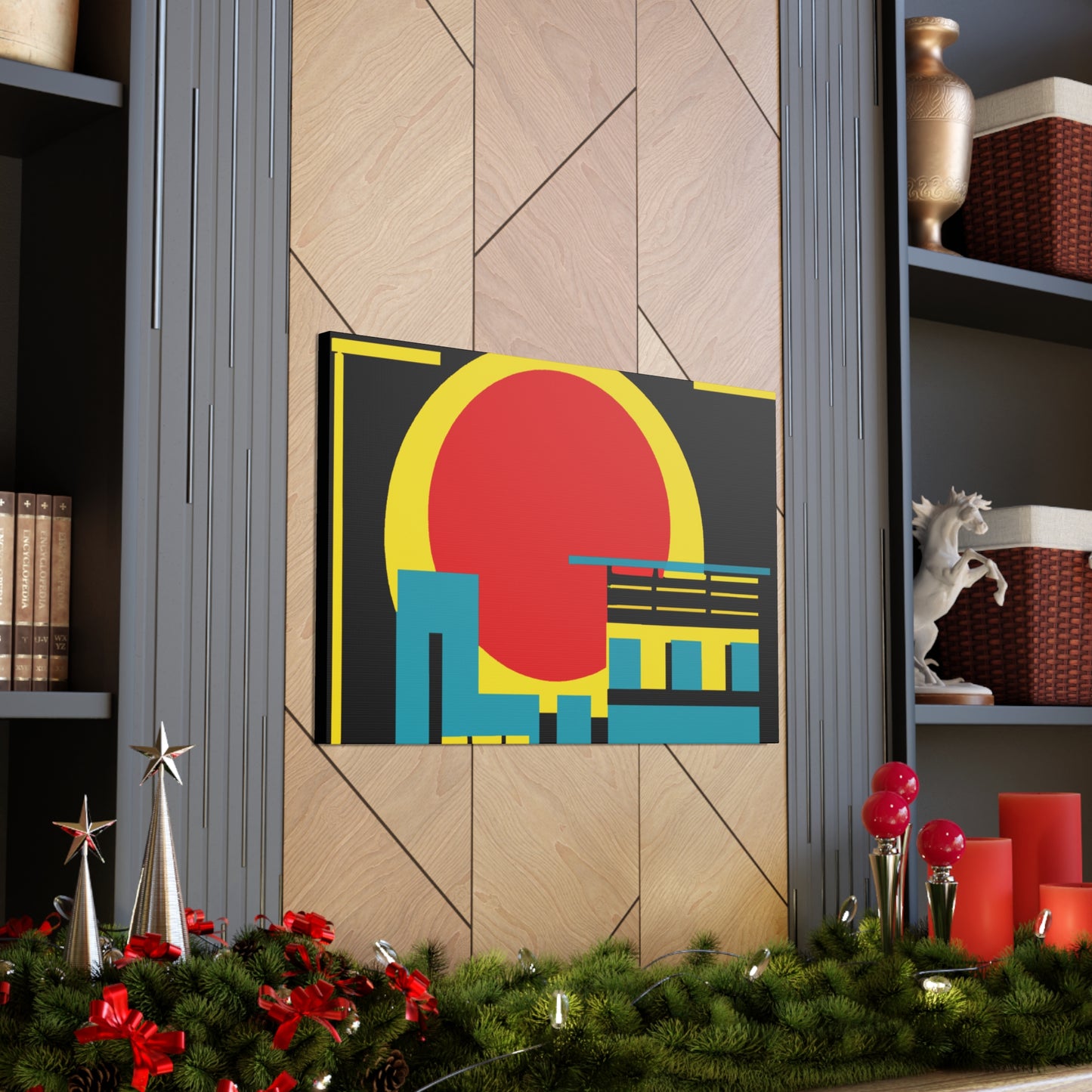 Fireywaddle. - Midcentury Canvas