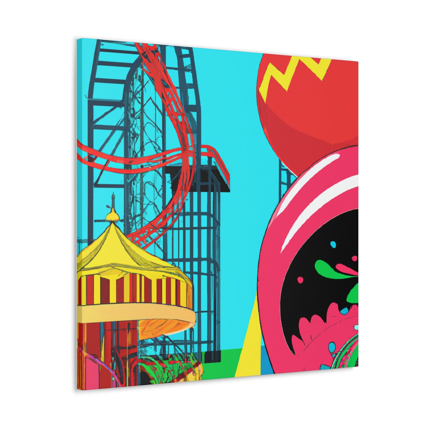Funfair Craze - Amusement - Canvas