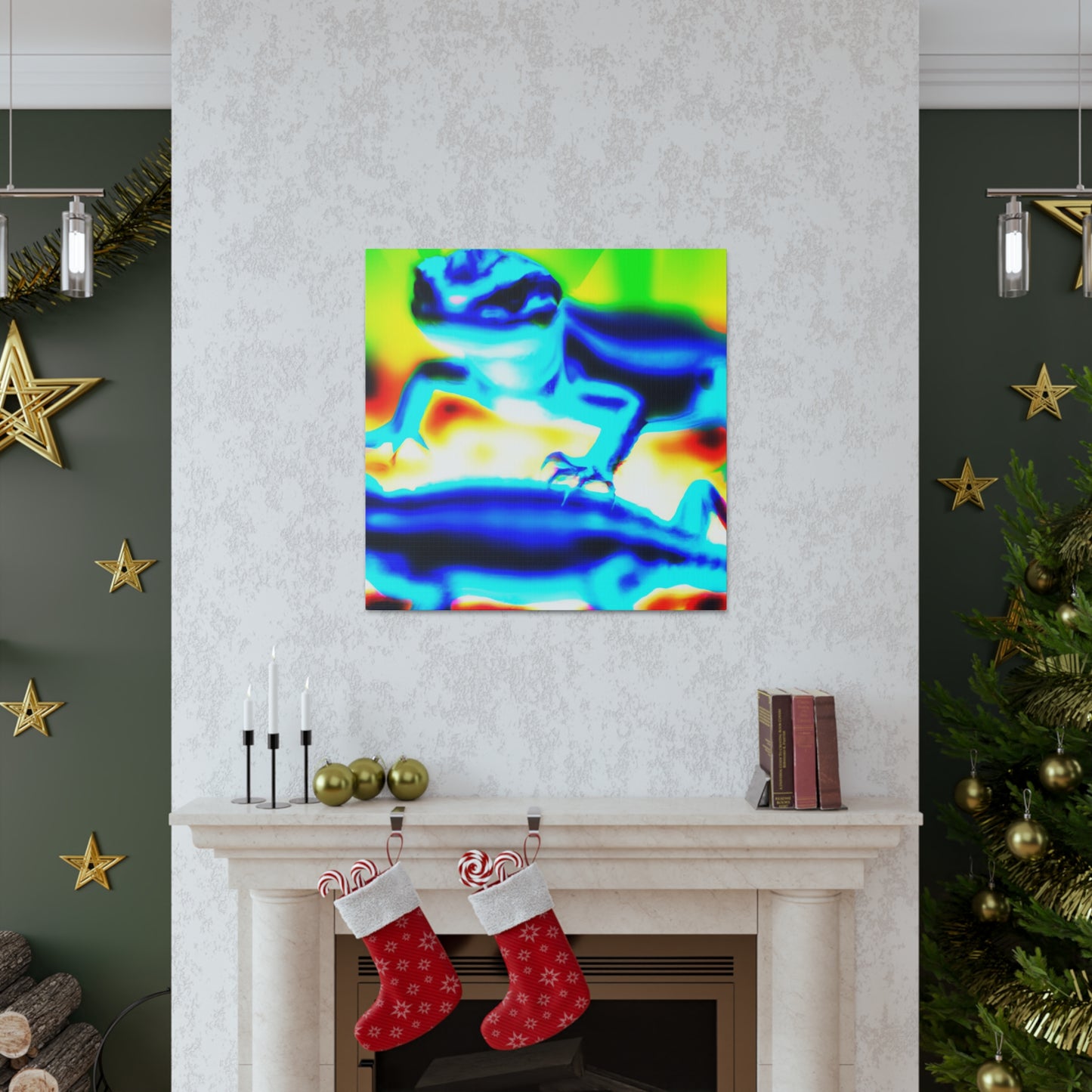 Lemonburst Lynx - Canvas - Abstract