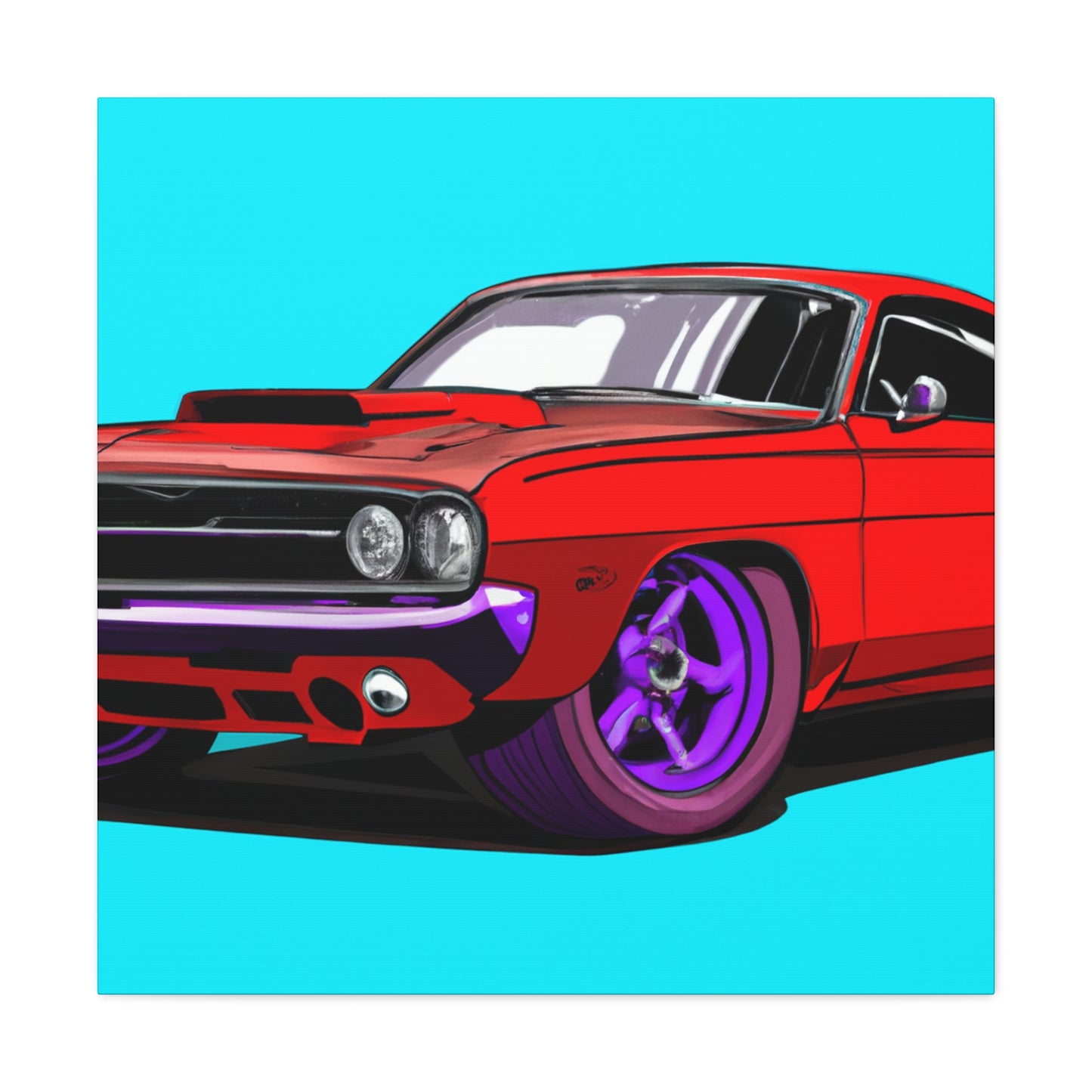 Rattlesnake Roadster - Automobile - Canvas