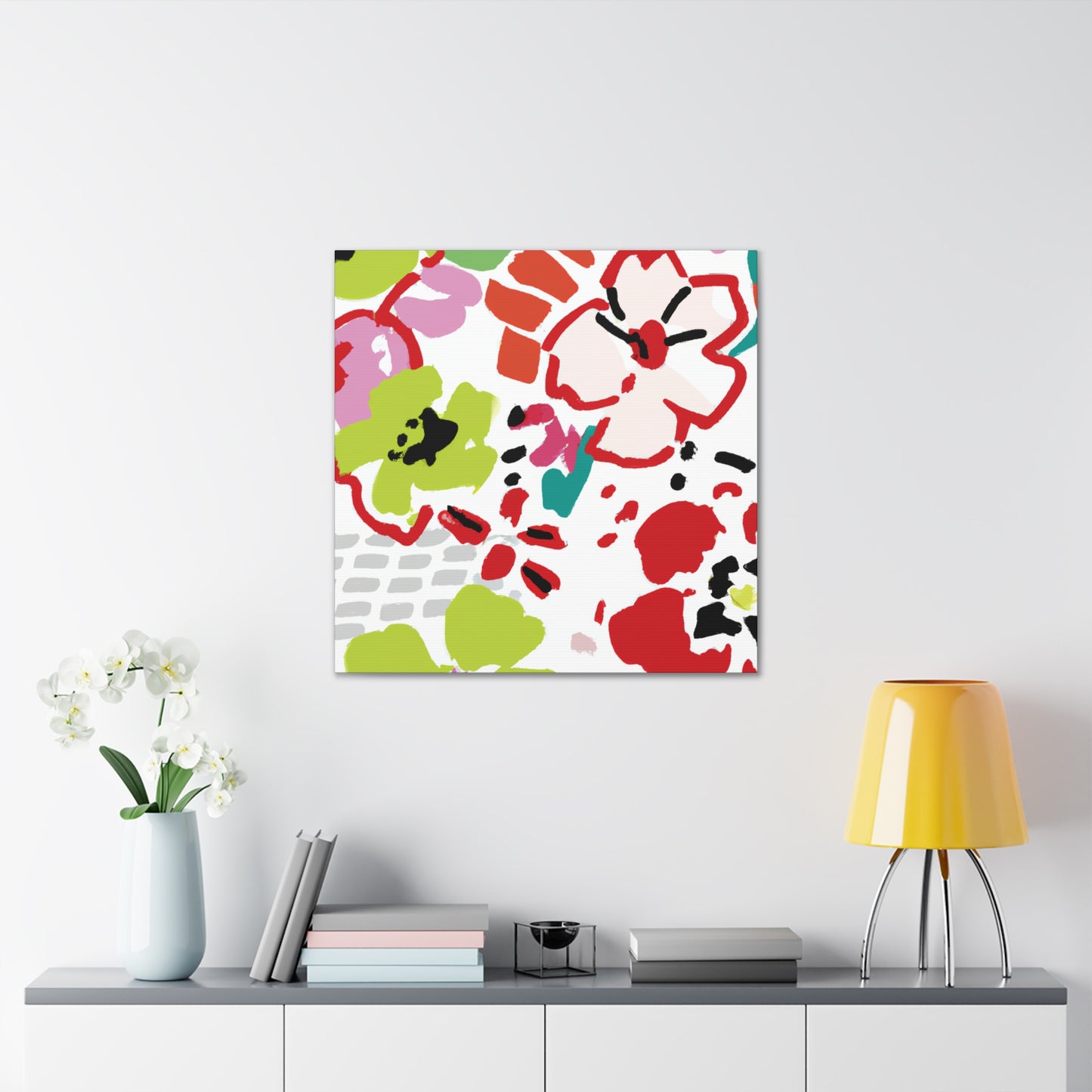 Blossomy - Floral - Canvas