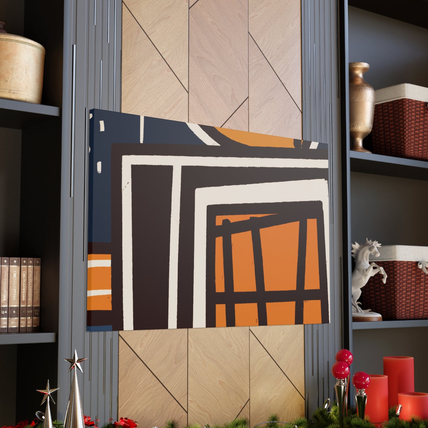 Edgy - Midcentury Canvas