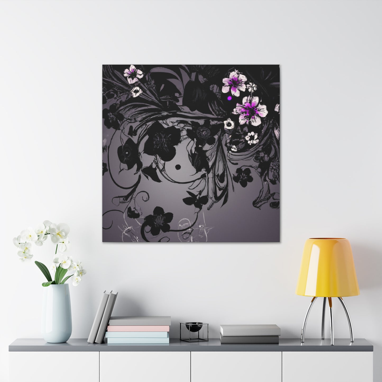 Blissful Heart – Floral - Canvas