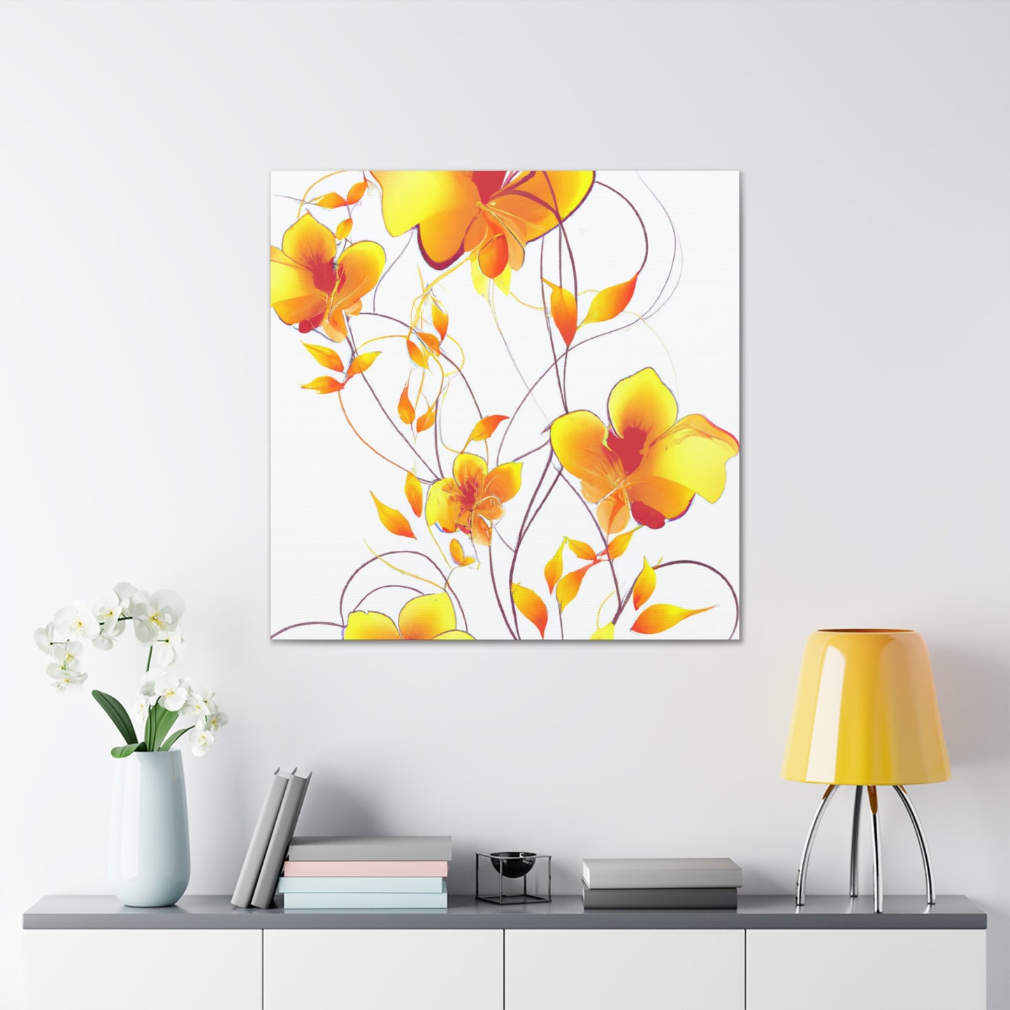Sunshiney - Floral - Canvas