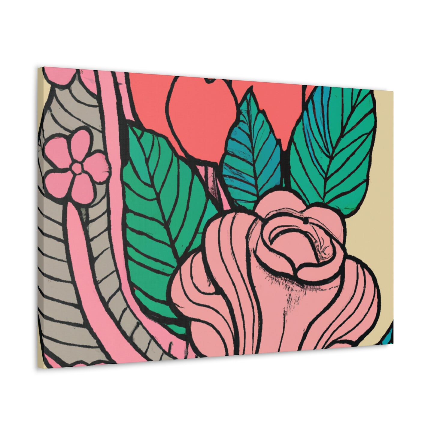 Blissful Delight - Floral - Canvas