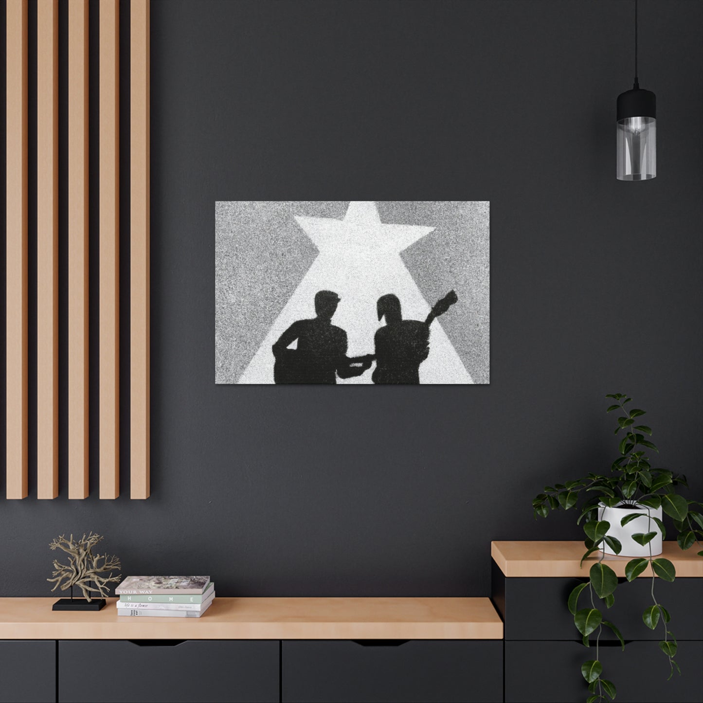 Hot Wax Records - Retro Music and Film Canvas
