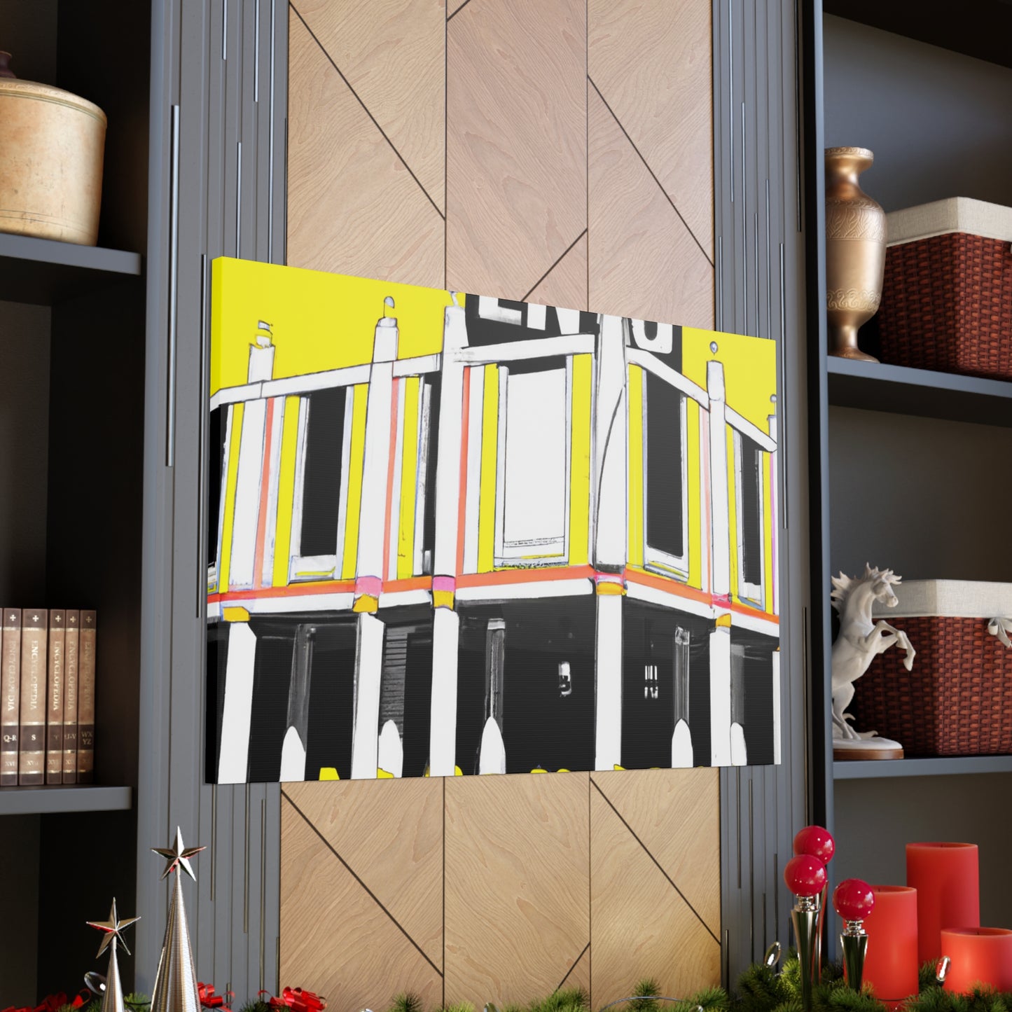 The Big Bopper Bowling Bar. - Canvas Pop Art