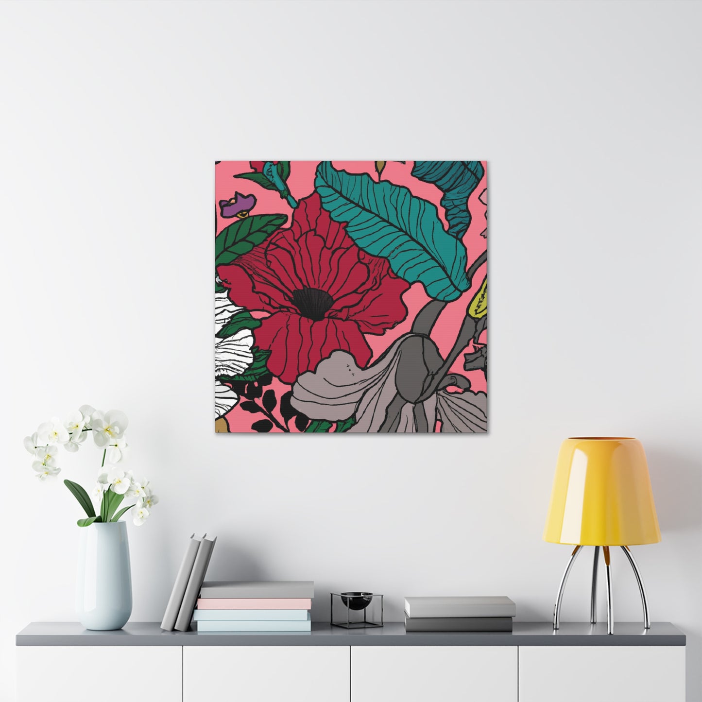 Sunshiney - Floral - Canvas