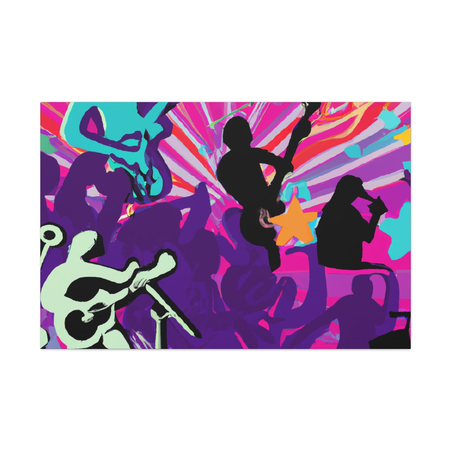 "American Beats - Retro Music" - Canvas