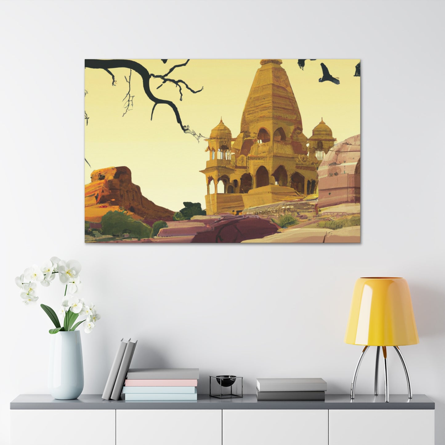 Lotus Land - Destination India - Canvas