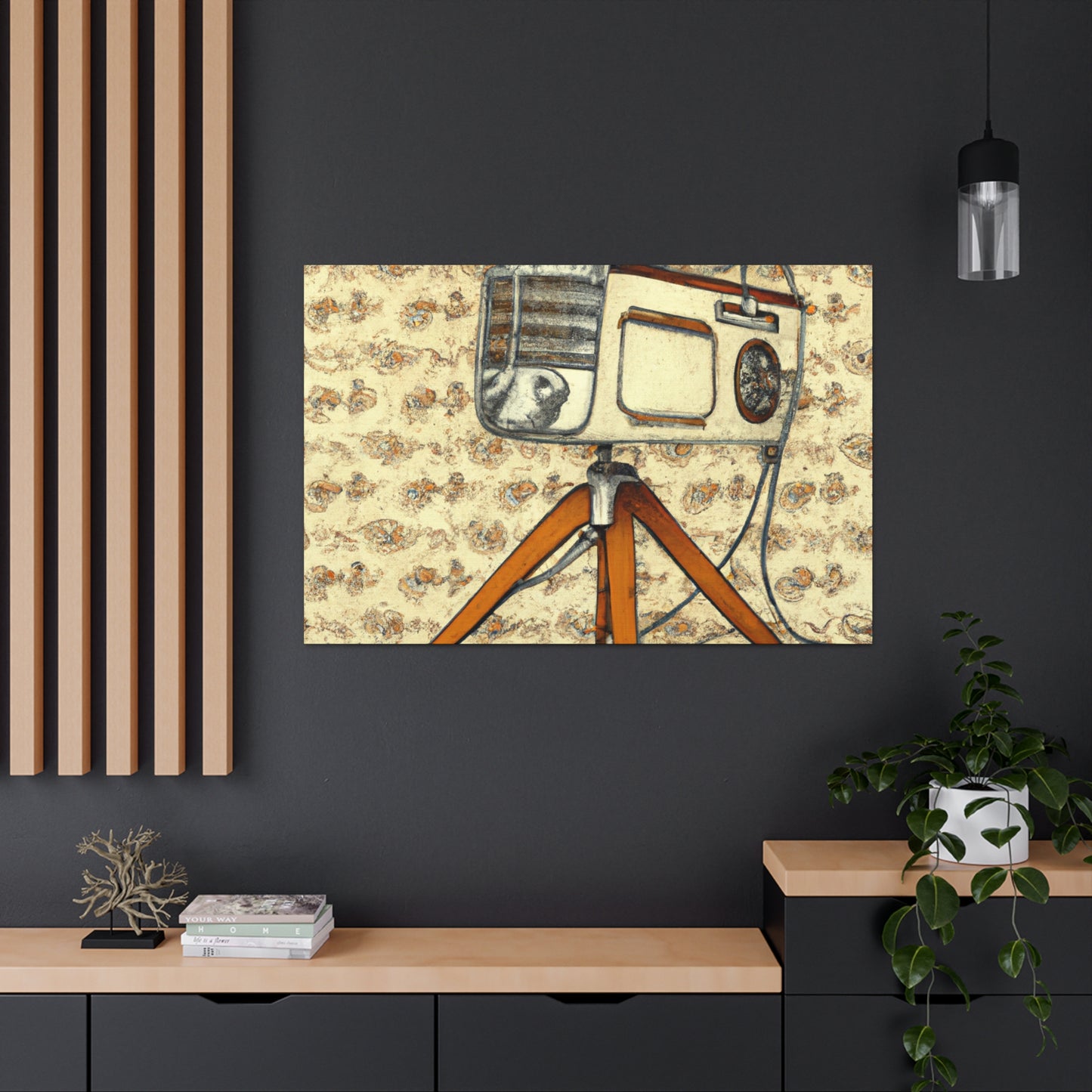 Timewarp Tech - Retro Music and Film Canvas