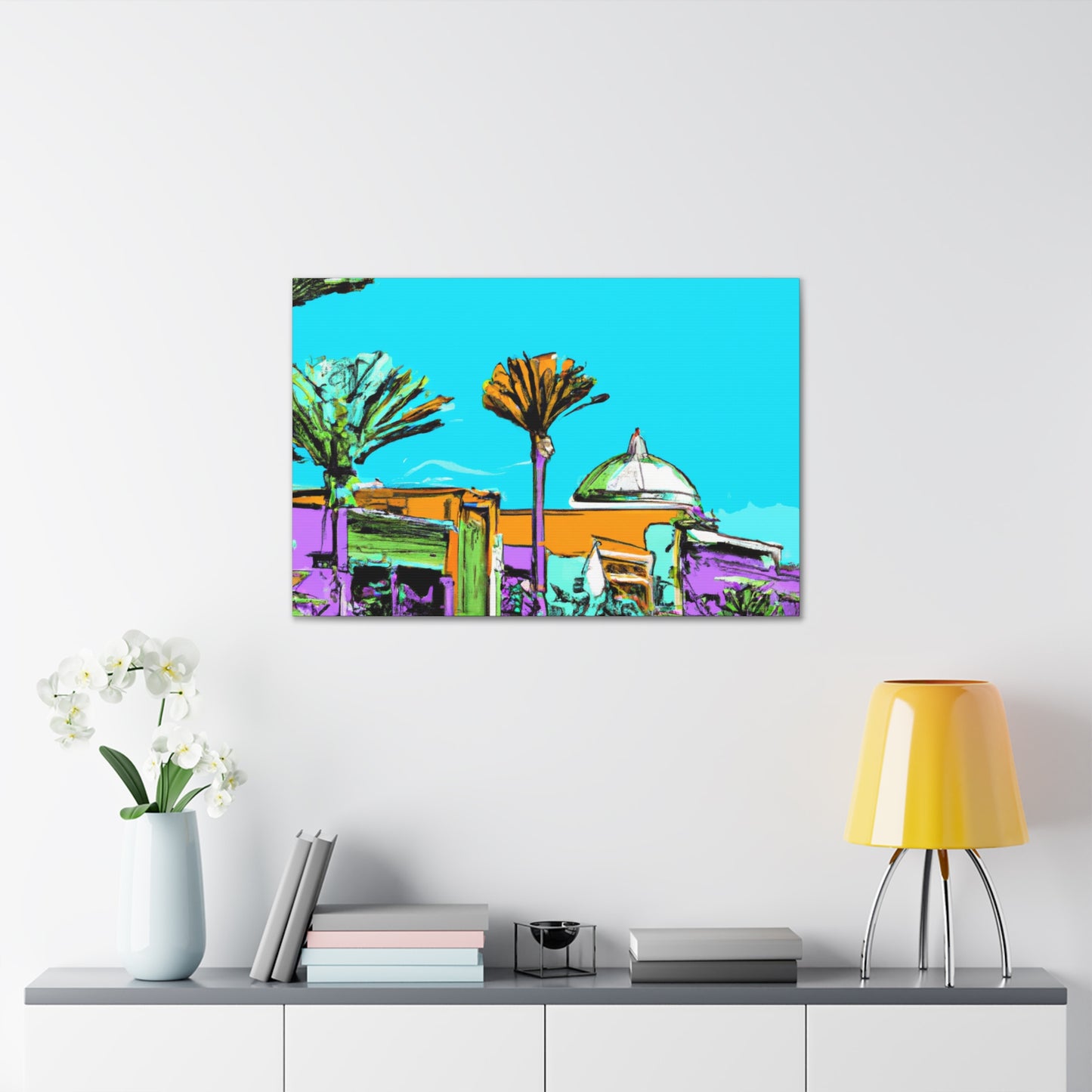 Oasisville - Architectural - Canvas